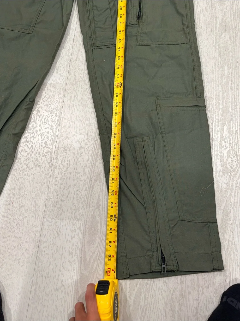 Vintage Propper Men’s CWU-27/P Nomex Flight Suit 40L Green Military Coveralls